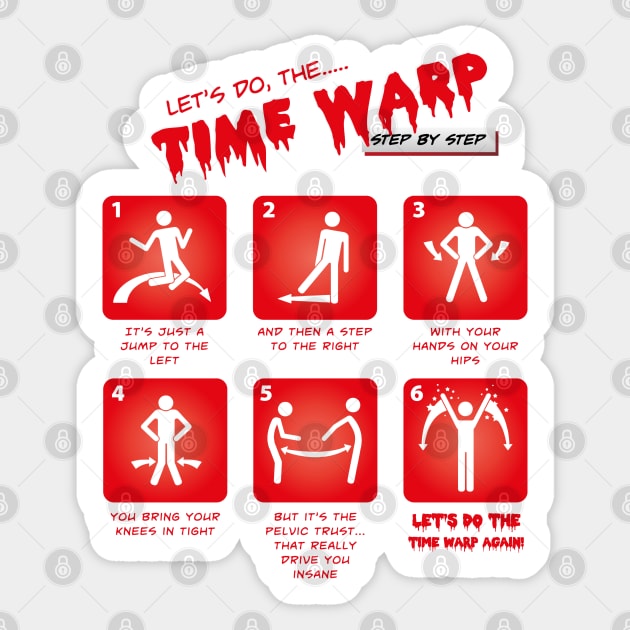 Rocky Horror Picture Show - Time Warp Sticker by Vector-Planet